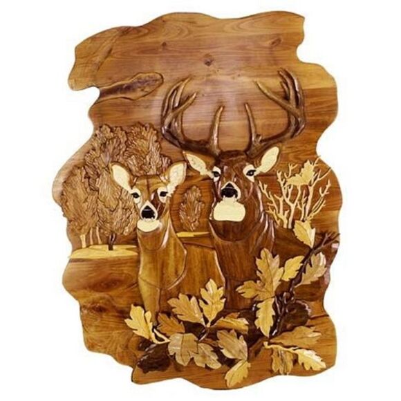 Deer in Woods Wall Art – 28